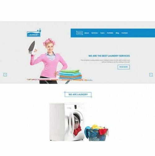 Laundry - HTML Template