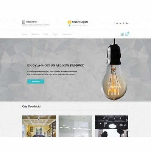 Lighting Store - HTML Template